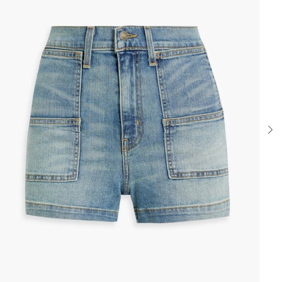 Nili Lotan Livie Denim Jean Shorts 26 - Picture 4 of 16